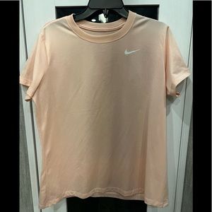 Nike Dri-Fit Short Sleeve Shirt, Peach color, XL